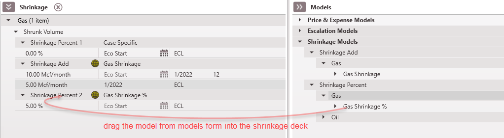 Editing - Shrinkage model