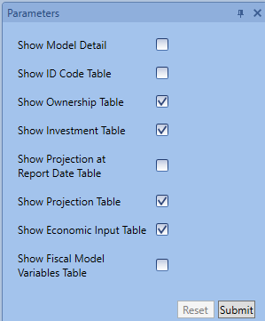 Report - Input report initialized