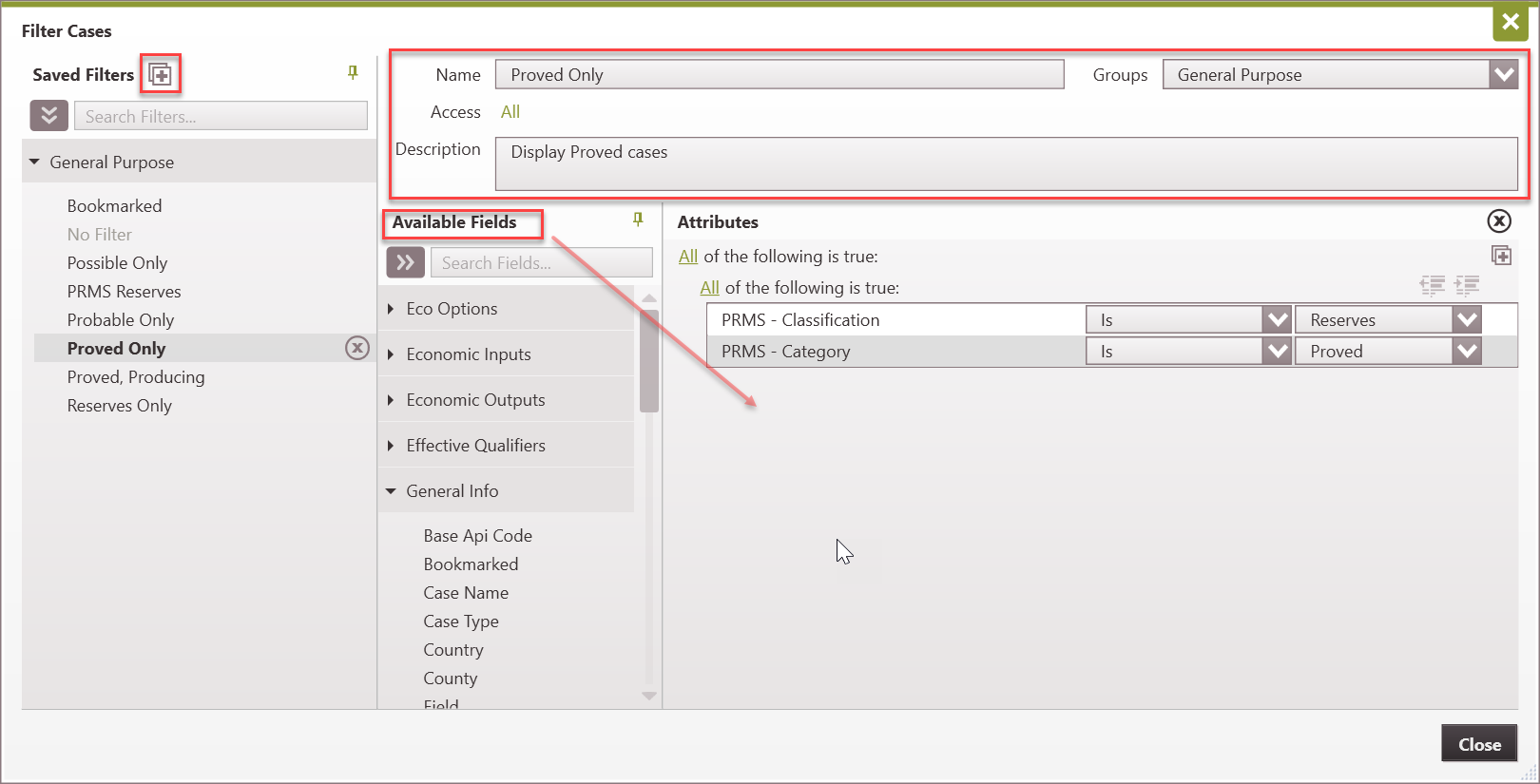 Case List - Filter Case