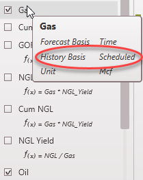 Case Editing - Daily Production Gas