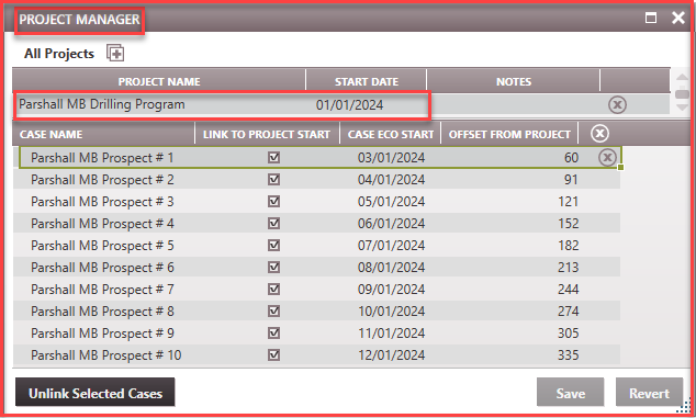 Special Cases - Prospect Case Project Manager