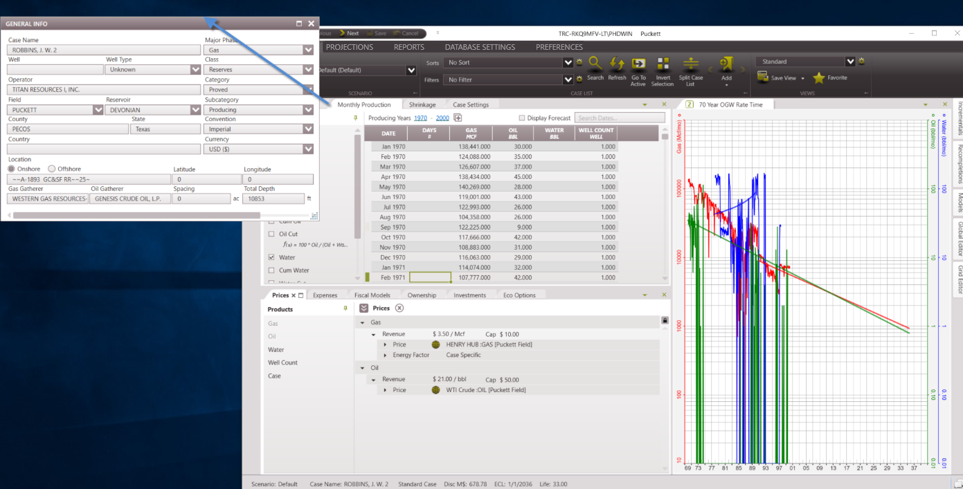 Navigating PHDwin - Split Ex3