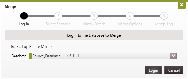 Merge BD - Login