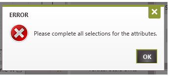 Model - Global editor Error for incomplete data
