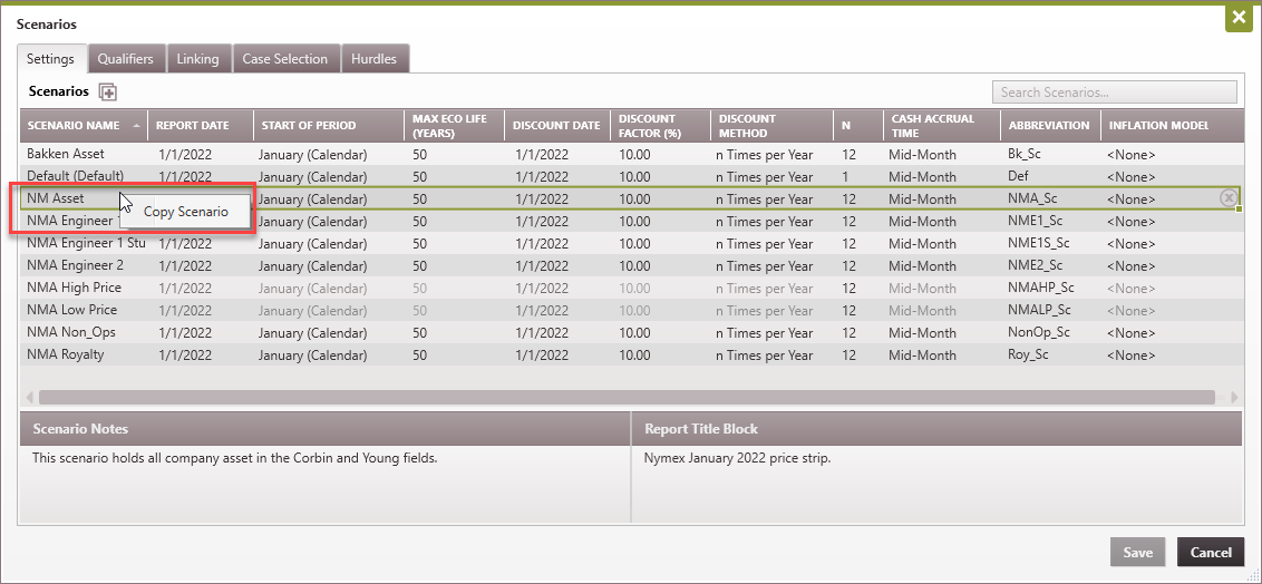 Scenario - copy scenario