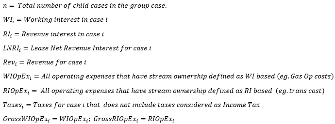 Special Case Types - eqn blended Ownership
