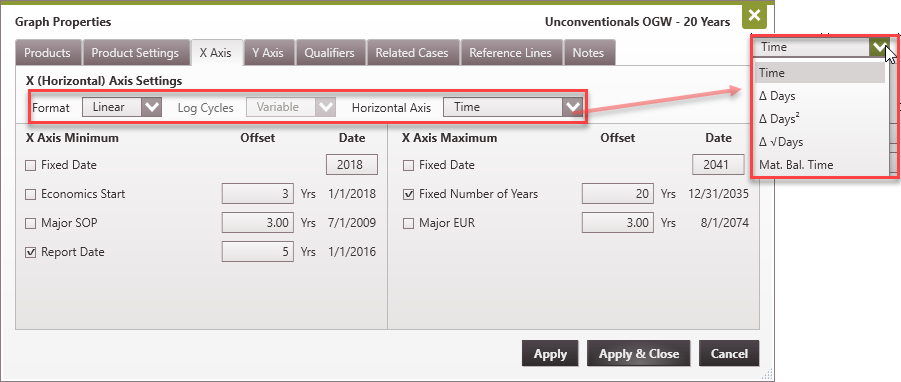 Graph - Edit product setting on model2