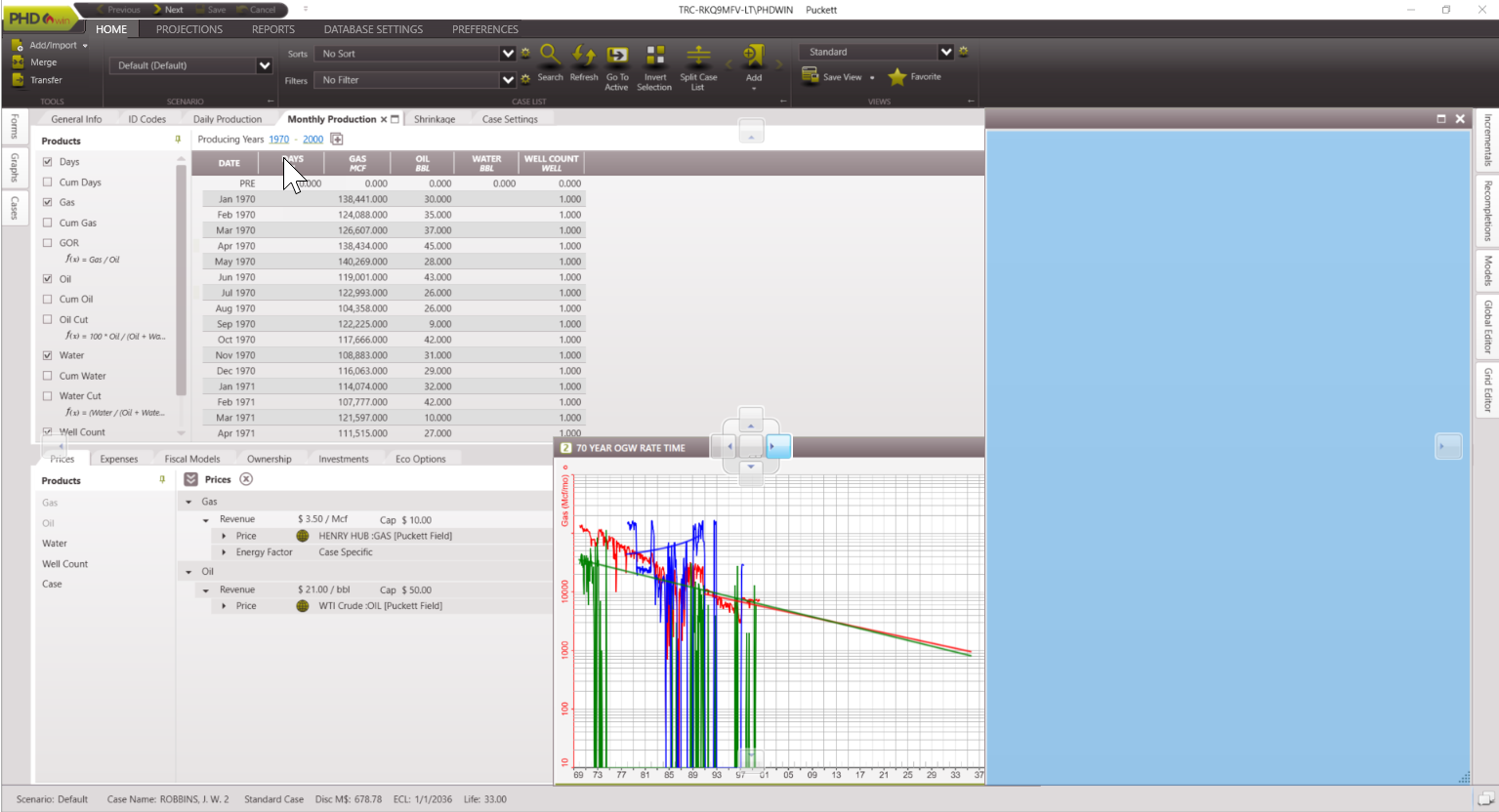 Navigating PHDwin - Split Ex1