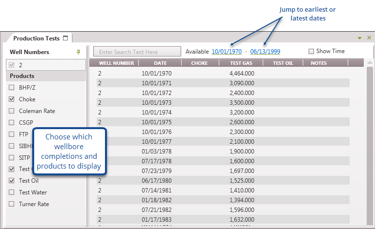 Case List Production test